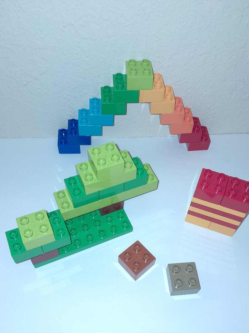 70 Piece LEGO DUPLO Preschool Building Toy: Various Size Basic Bricks (5" x 5")